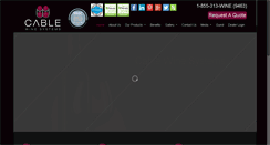 Desktop Screenshot of cablewinesystems.com